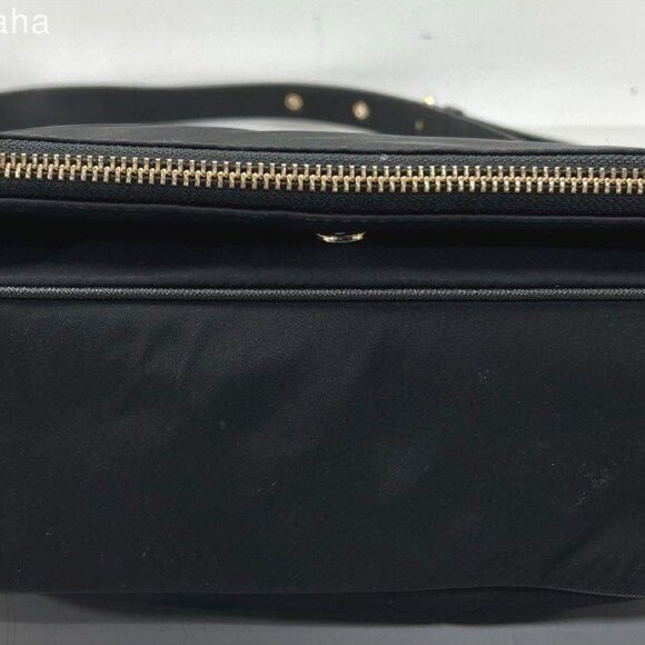 Marc Jacobs Preppy Nylon Flap-Over Crossbody – Black with Leather Strap - Picture 4 of 16